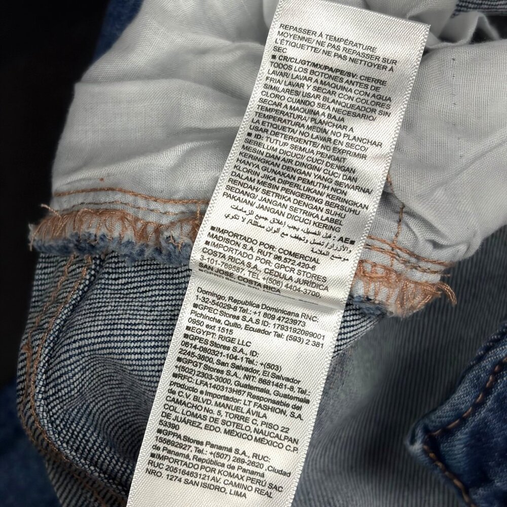 Old Navy High-Rise Flare Jeans Size 18 Dark Aged Denim Stretch Cotton Blend - Picture 5 of 7